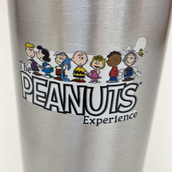 Snoopy Hawaii bottle with screw cap NWT! Silver with Snoopy surfboard design - Picture 3 of 13